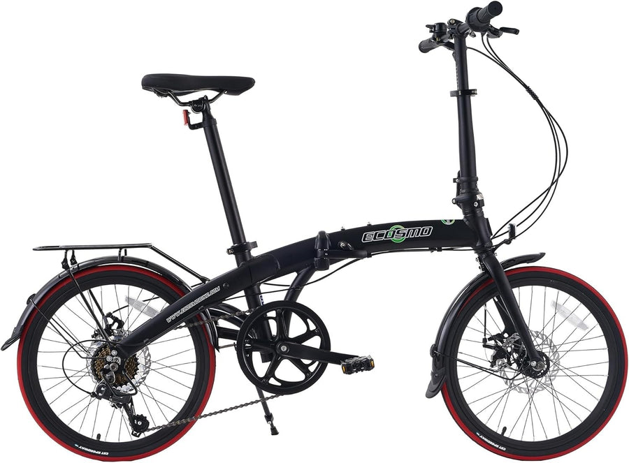 Folding 20" Alloy Bike 7 Speed Lightweight Commuter Bicycle 12kg City