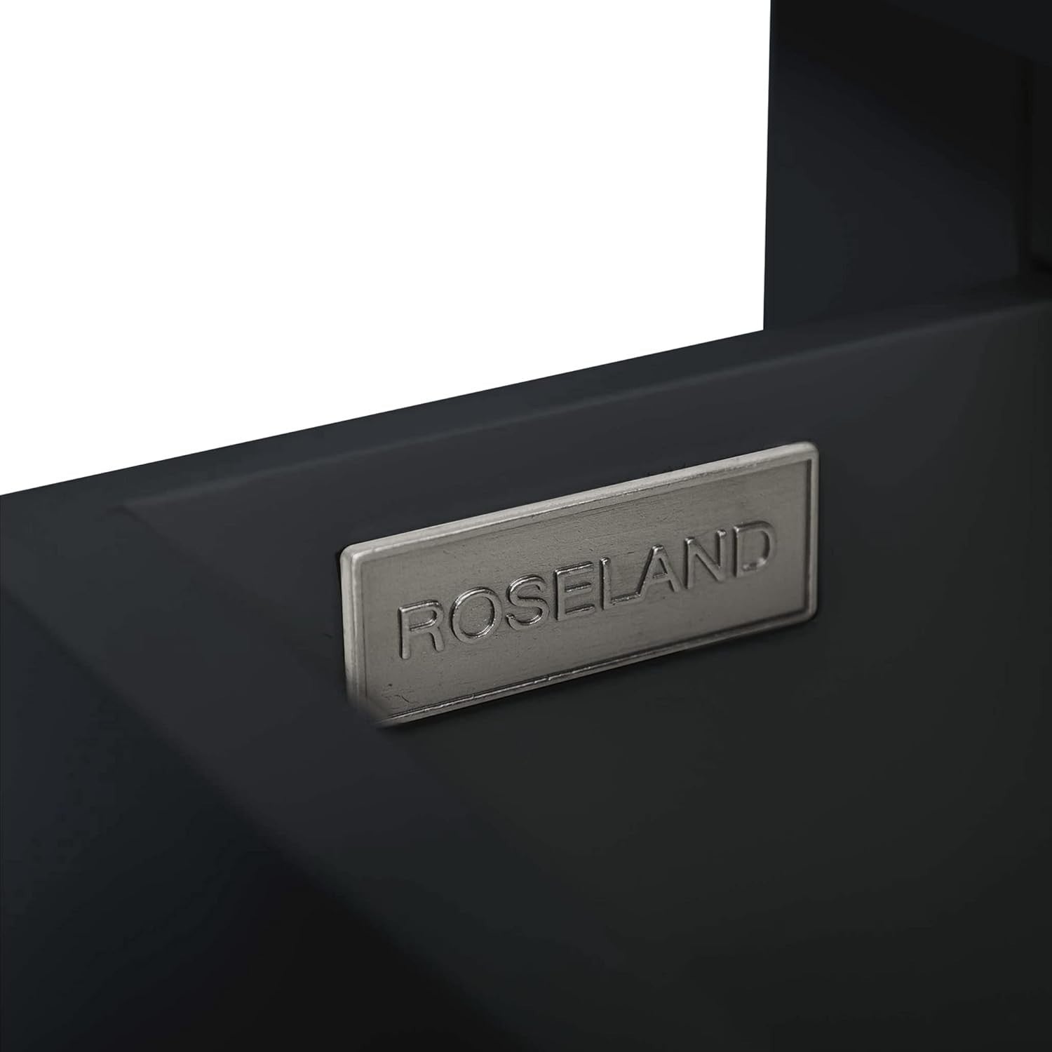 Black Solid Wood 3 Drawer Bedside Table Fully Assembled 42x32x56cm Modern