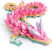 24in Articulated 3D Printed Dragon Fidget Toy Large Fantasy Decor