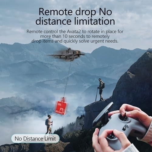 Drone Airdrop System for Avata 2 Payload Release 4K Action Camera Mount 75g