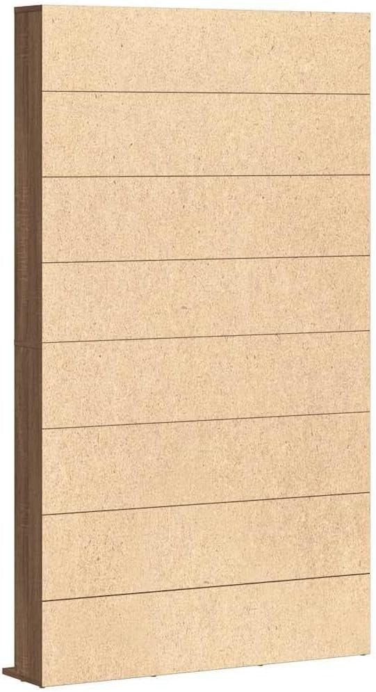 Large CD DVD Storage Cabinet Media Shelf Organizer Brown Oak 177.5cm