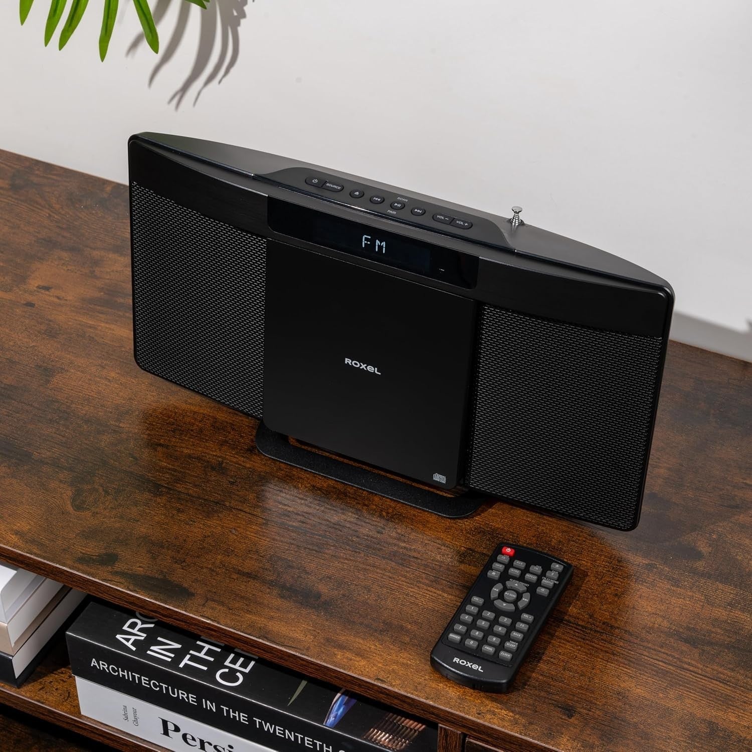 Compact HiFi System CD Player FM Radio Bluetooth USB AUX Remote