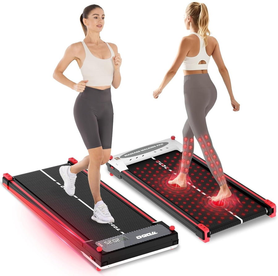 Dual-Function Under Desk Treadmill & Foot Massage | Home/Office Fitness