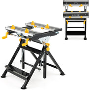 Folding Adjustable Workbench Tiltable Table 7-Height Portable Stand 75x60