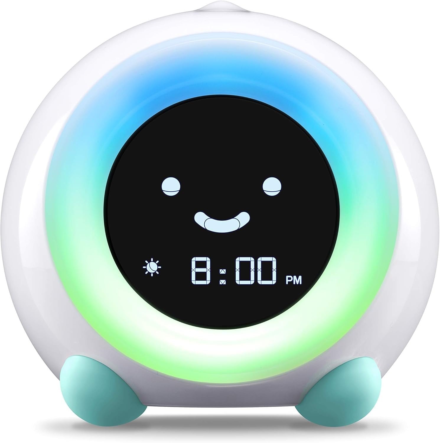 Kids Sleep Trainer Alarm Clock Night Light Sound Machine Ready To Rise