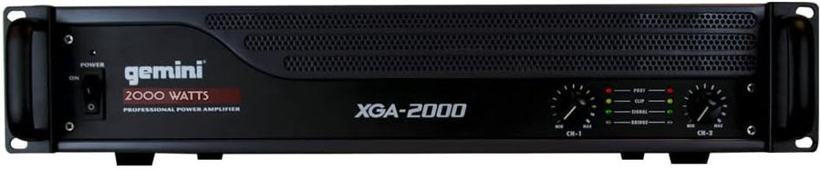 XGA-2000 2-Channel Pro PA Amplifier 2000W A/B Bridge Rack Mount