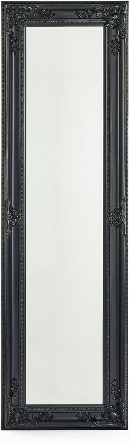 Full Length Antique Wooden Wall Mirror 130x40cm – Bedroom & Living Room