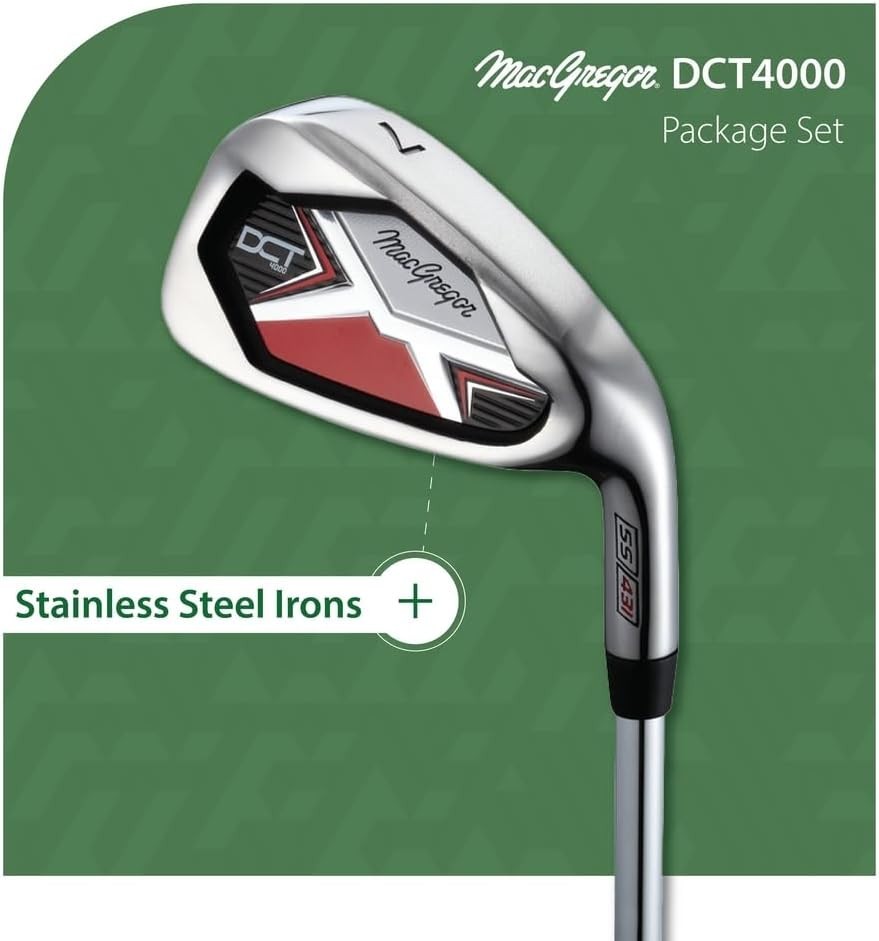Mens Complete Golf Club Set Right Hand Regular Flex +1 Inch Stand Bag