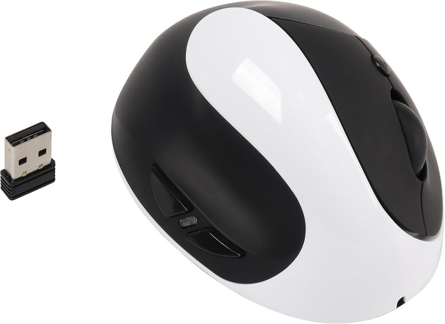 Left Hand Ergonomic Vertical Wireless Mouse Rechargeable 1600 DPI