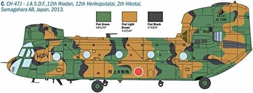 RAF HC.1 CH-47 Chinook 1:48 Scale Helicopter Model Kit – Military Display