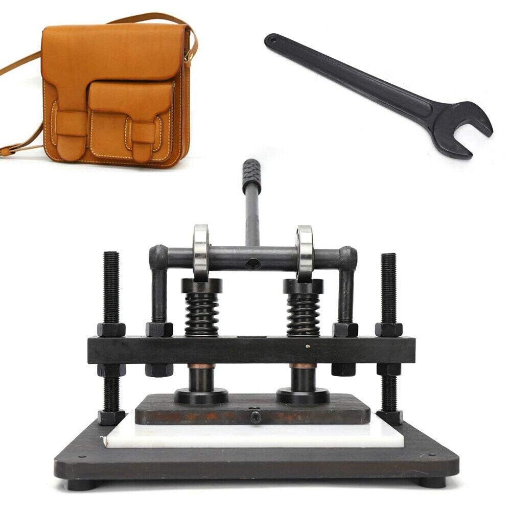 Heavy Duty Leather Cutting Machine Manual Die Cutter Press 38x31cm