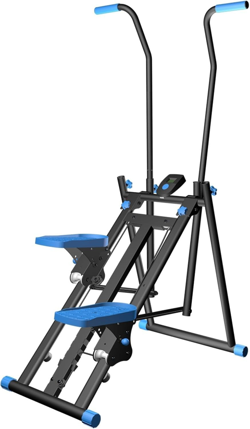 Foldable Stair Stepper Machine for Home w/ Adjustable Speed & Handle