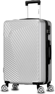 Medium ABS Hard Shell Suitcase 4 Wheel Lightweight Check In Luggage