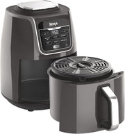 Max XL Air Fryer 5.5QT 6-in-1 Crisp Roast Bake Reheat Dehydrate Gloss Grey