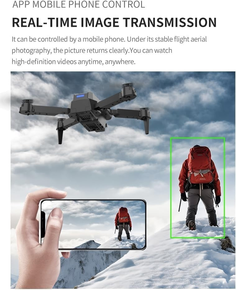 GPS Drone E99 Pro Dual Camera Foldable RC Quadcopter Live Video