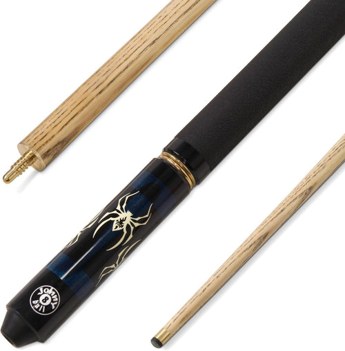 57in Adjustable Pool Cue 8mm Tip Ash Shaft 4pc Shorten to 45in