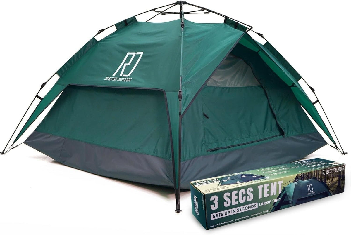 3 Person Pop Up Camping 3 Second Instant Waterproof