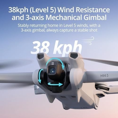 Foldable Mini Drone 4K HDR, 38 Min Flight, True Vertical Shooting, Lightweight
