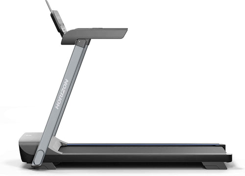 Compact Folding Treadmill 10mph Cushion Deck Bluetooth App Workouts Home Office