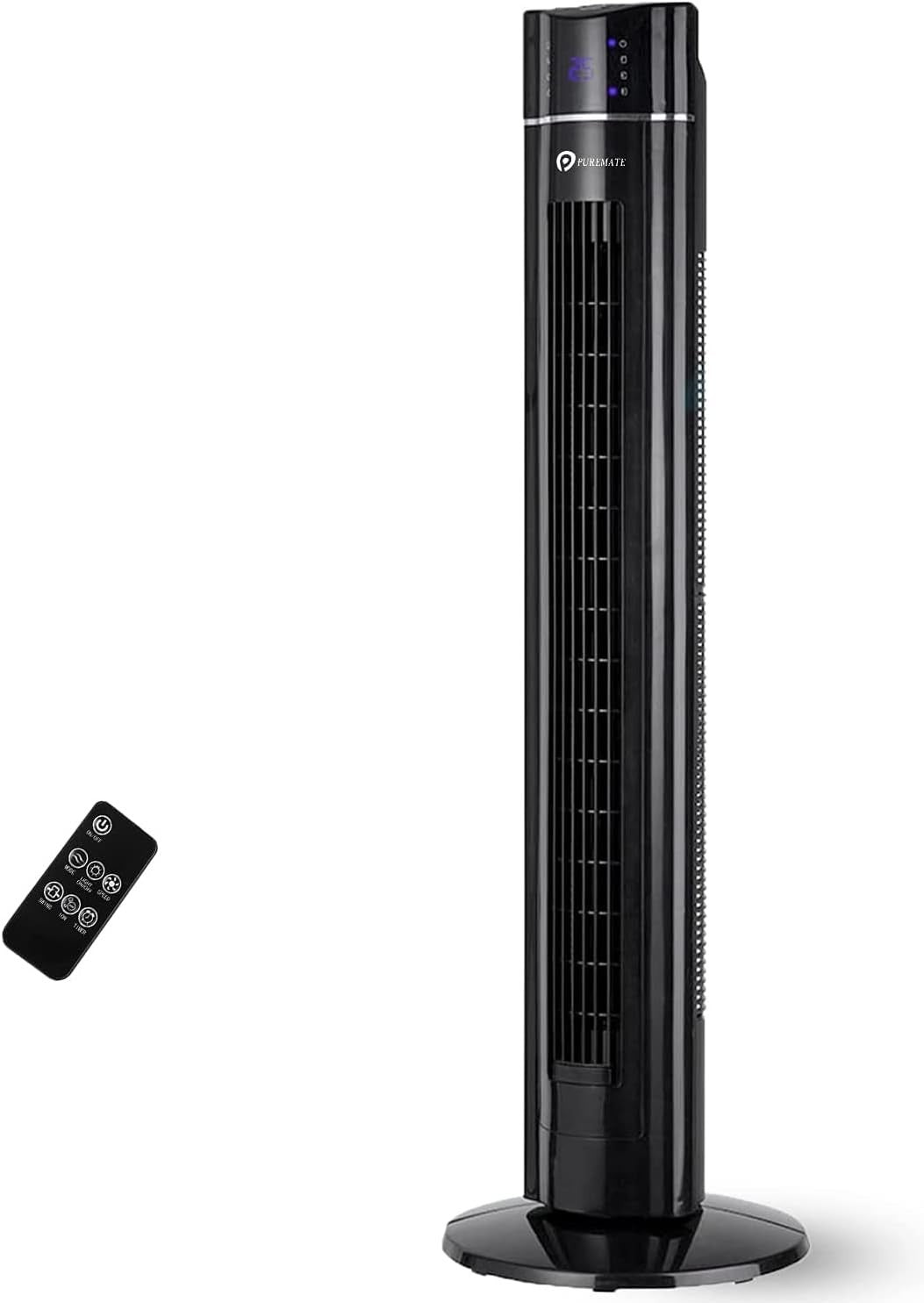 43" Bladeless Tower Fan with Remote Air Purifier Aroma 3-Speed Oscillating Quiet