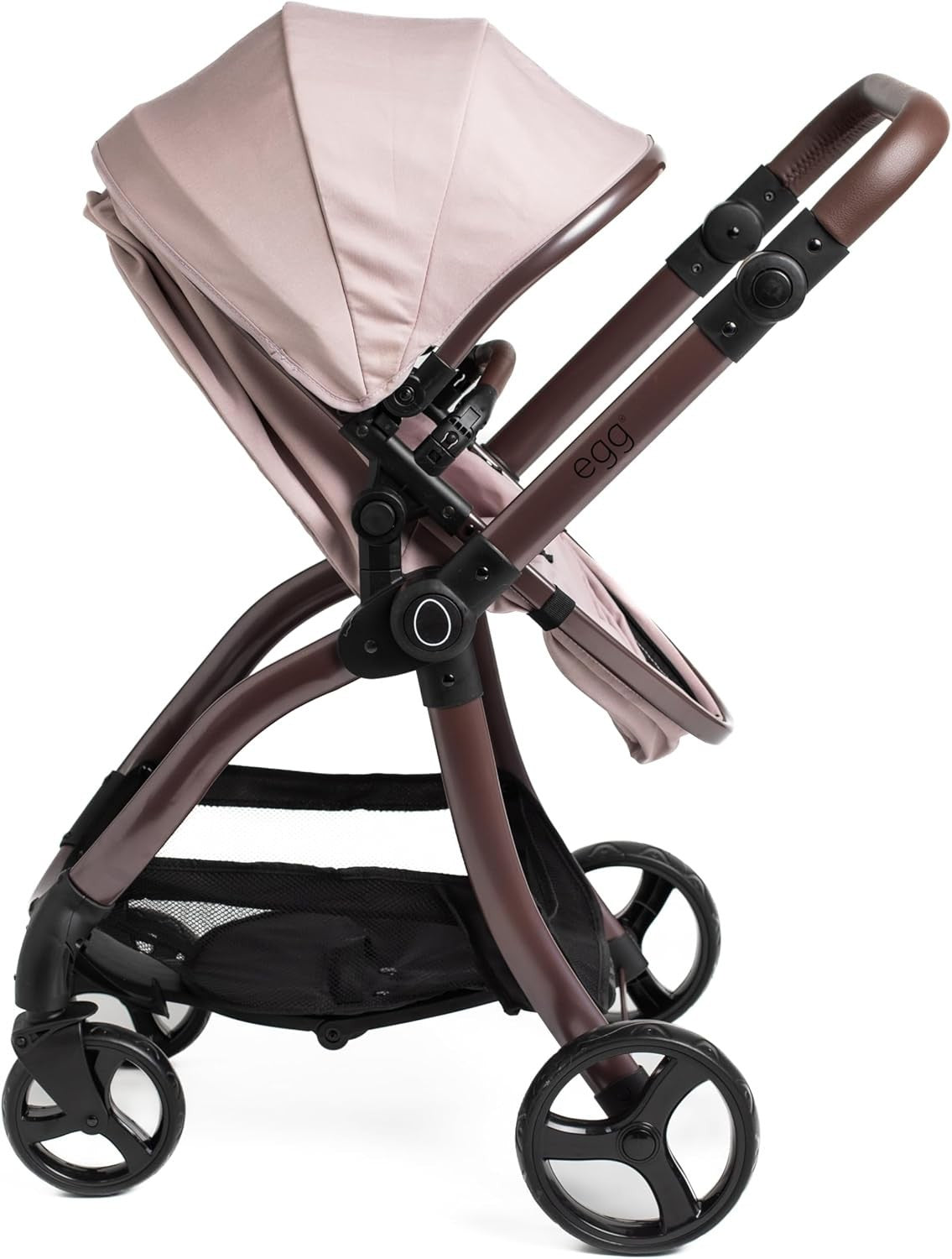 Toy Doll Pushchair 2in1 Carrycot Adjustable Handle Foldable 57cm