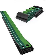 Golf Putting Mat Auto Ball Return Indoor Trainer with Balls Home Office