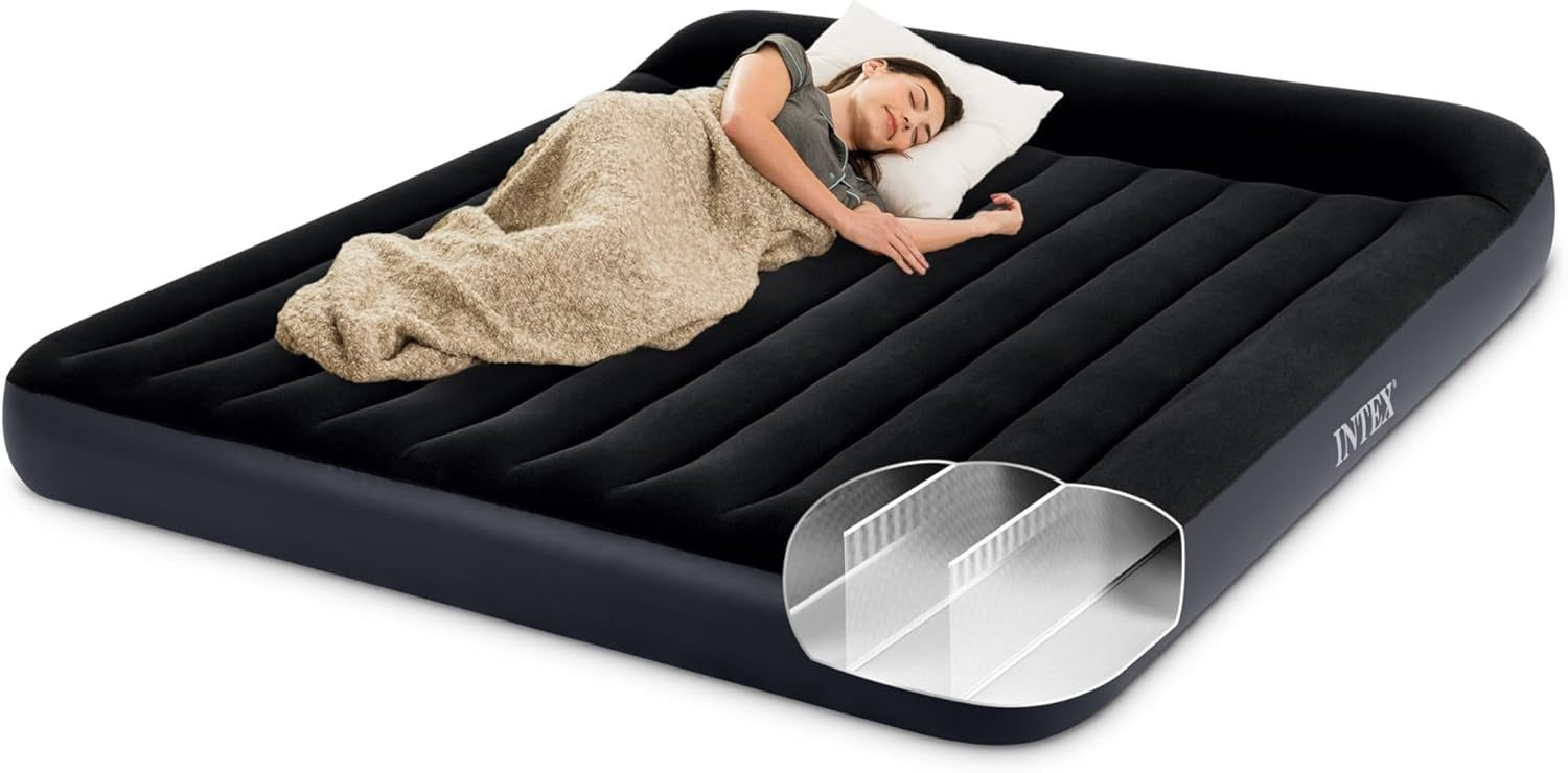 King Size Inflatable Air Mattress Hard-Beam PVC Quick Inflation Bed