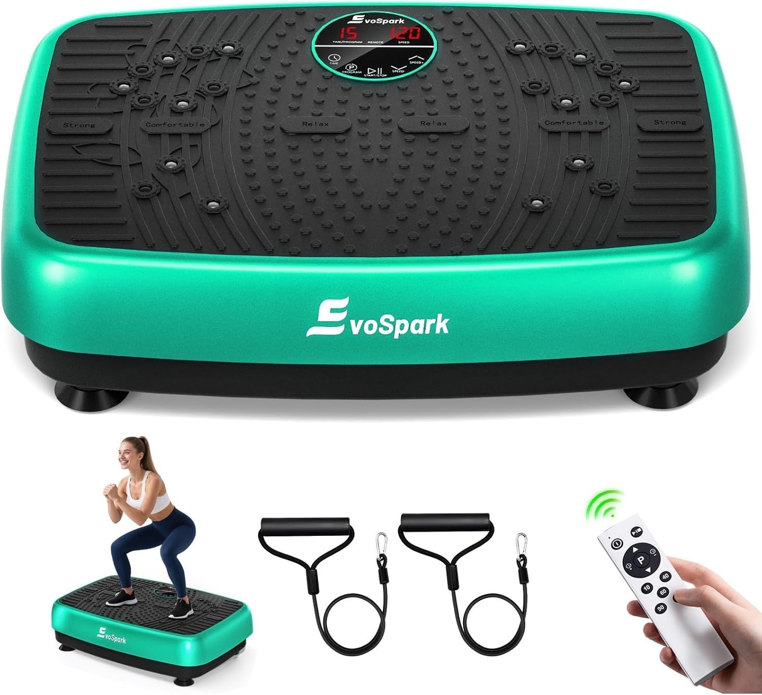 2D 4D Vibration Plate Exercise Platform Dual Motor 120 Speeds 450LB