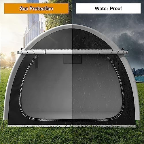 Waterproof Bike Storage Tent 3-4 Bikes Outdoor Green Garden Shed