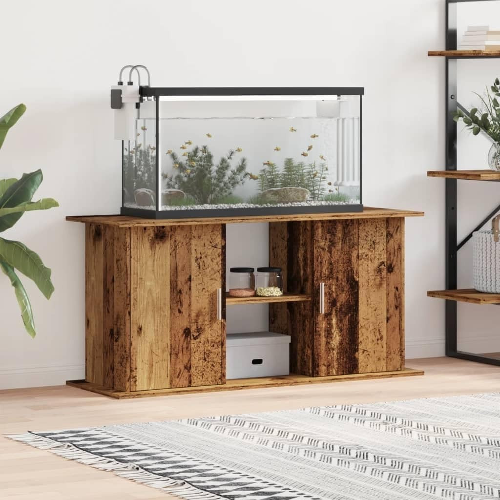 Aquarium Stand Fish Tank Cabinet 3-Tier Storage 121x41x58 cm Durable
