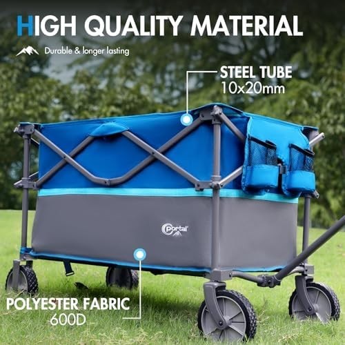 228L XL Folding Festival Trolley – Heavy Duty Outdoor Camping Cart