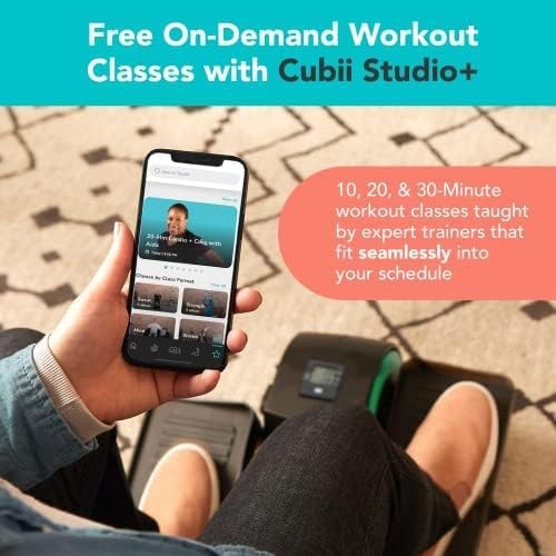 Under Desk Elliptical Pedal Exerciser Quiet Compact Seated Leg Trainer