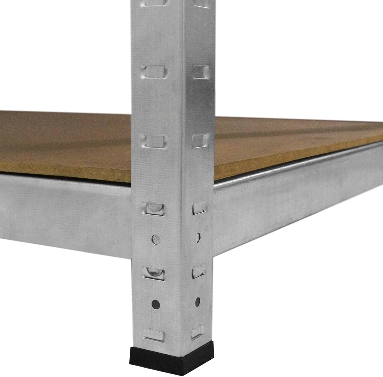 Heavy Duty 5-Tier Workbench Shelving 900kg Boltless Galvanised Steel 100x60