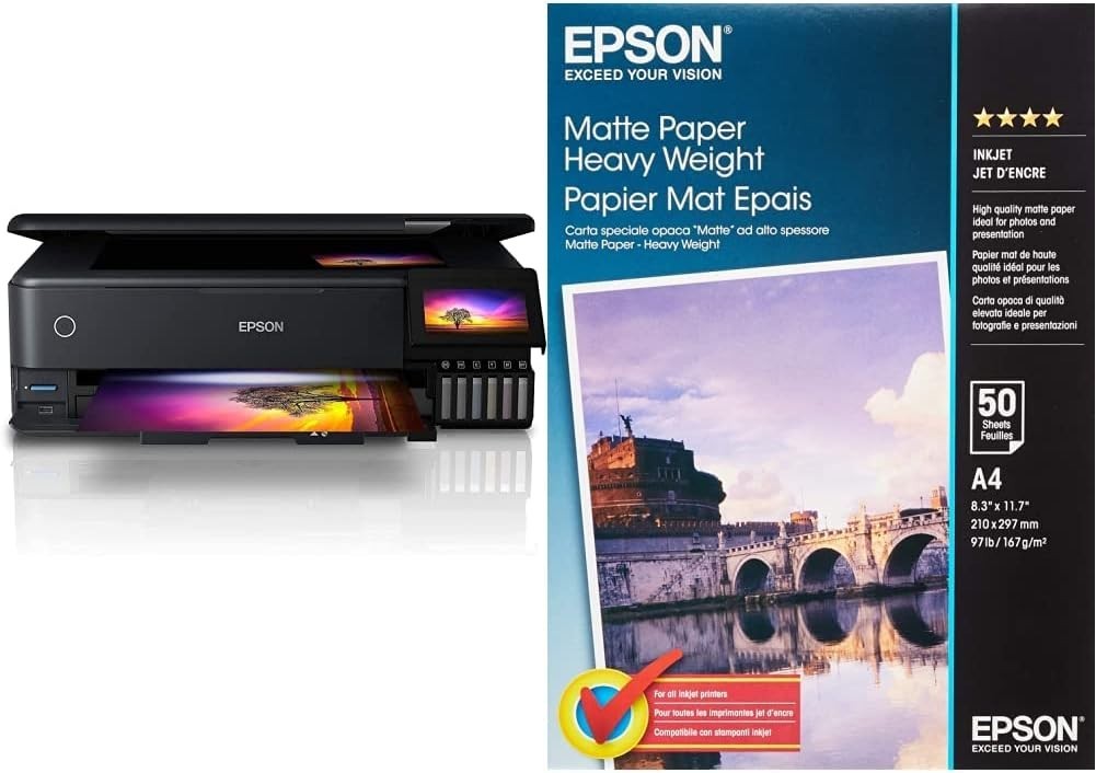 A3 Wi-Fi Photo Printer | Ink Tank, Print/Scan/Copy | Borderless