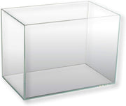 30L Rectangular Glass Aquarium Tank for Goldfish, Turtles & Nano Setups