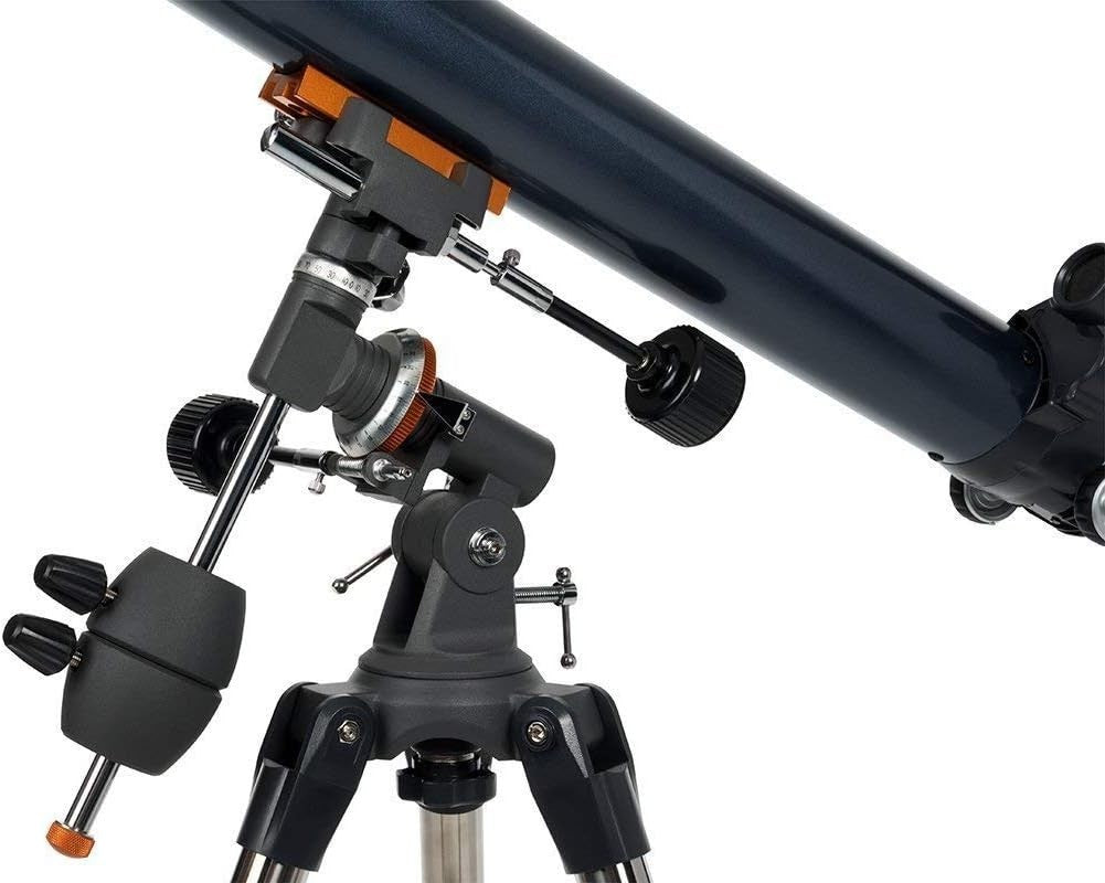 70mm Refractor Telescope with EQ Mount, Eyepieces & Starry Night Software, Blue