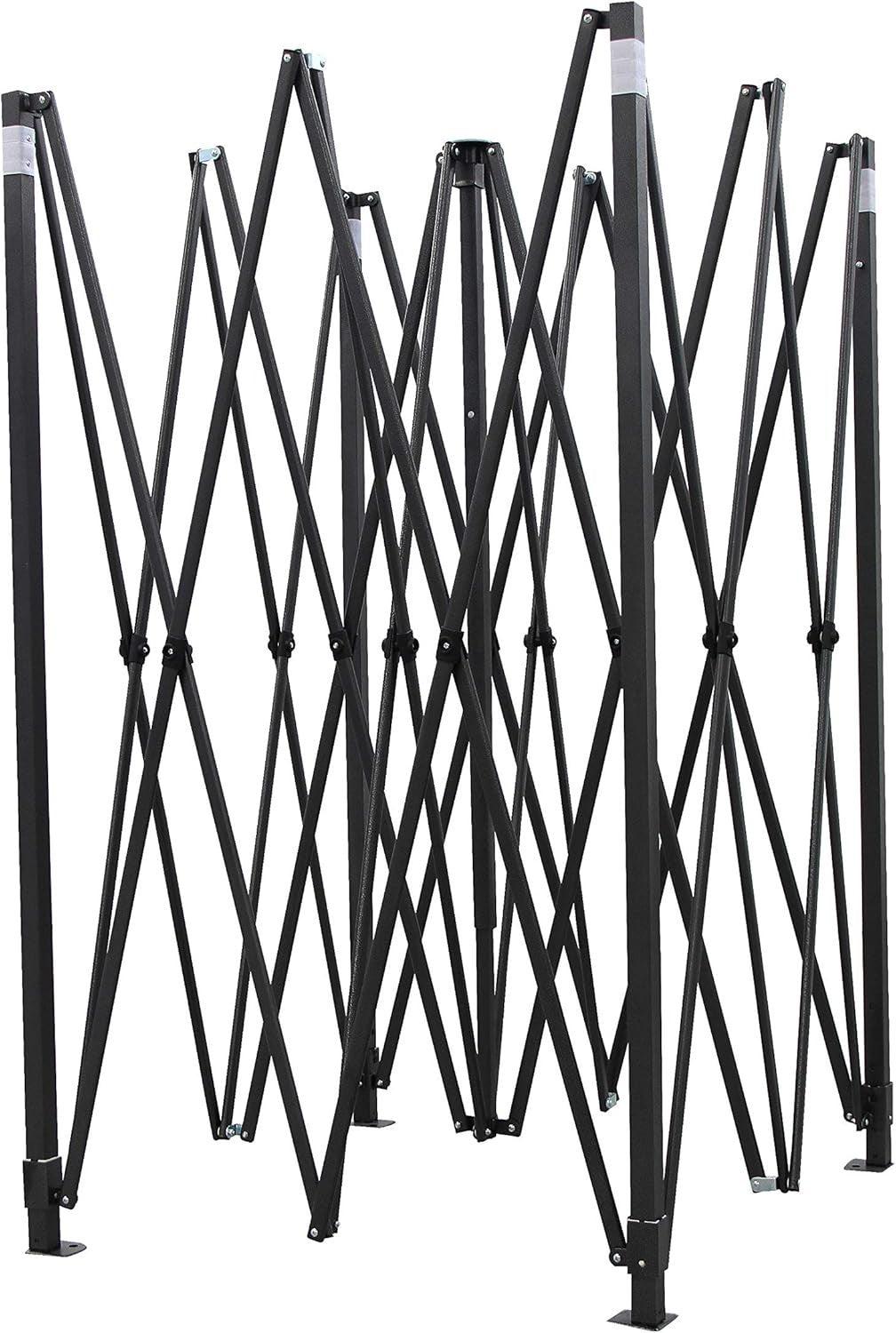 3x3M Black Pop Up Gazebo Heavy Duty Waterproof Outdoor Canopy With Accessories