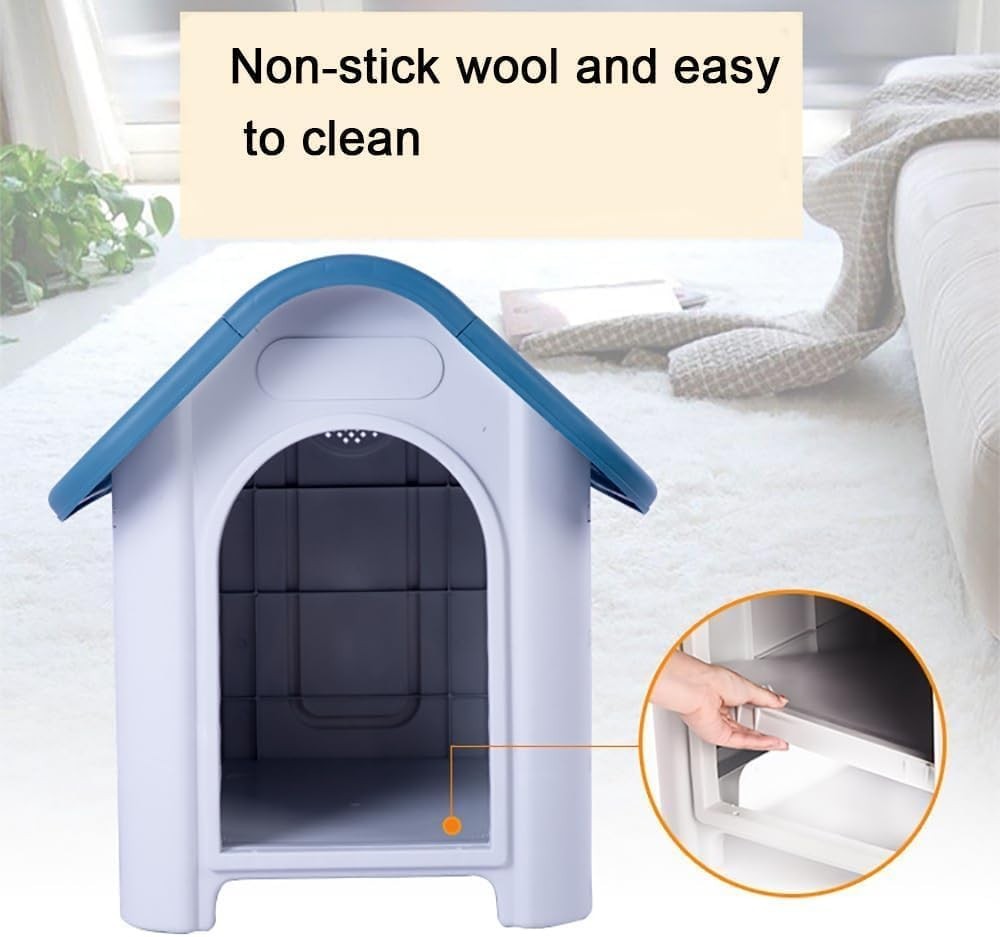 Adjustable Sunroof Small Dog Kennel | Indoor Outdoor Ventilated 75x59x66cm