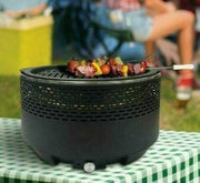 Portable Smokeless Charcoal BBQ Grill with Carry Case – Tabletop Camping