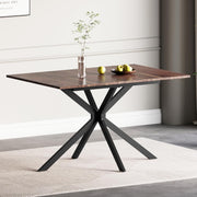 Extendable Dining Table 120-160cm Wood Effect Kitchen