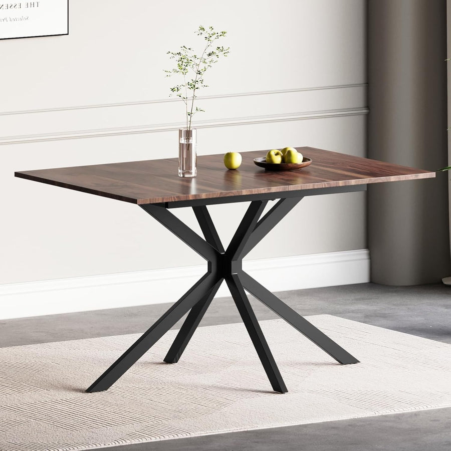 Extendable Dining Table 120-160cm Wood Effect Kitchen