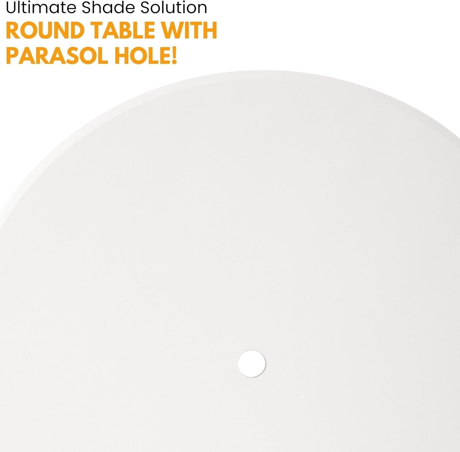 Round Folding Table & 4 Stools Set Outdoor Kitchen BBQ Garden Camping
