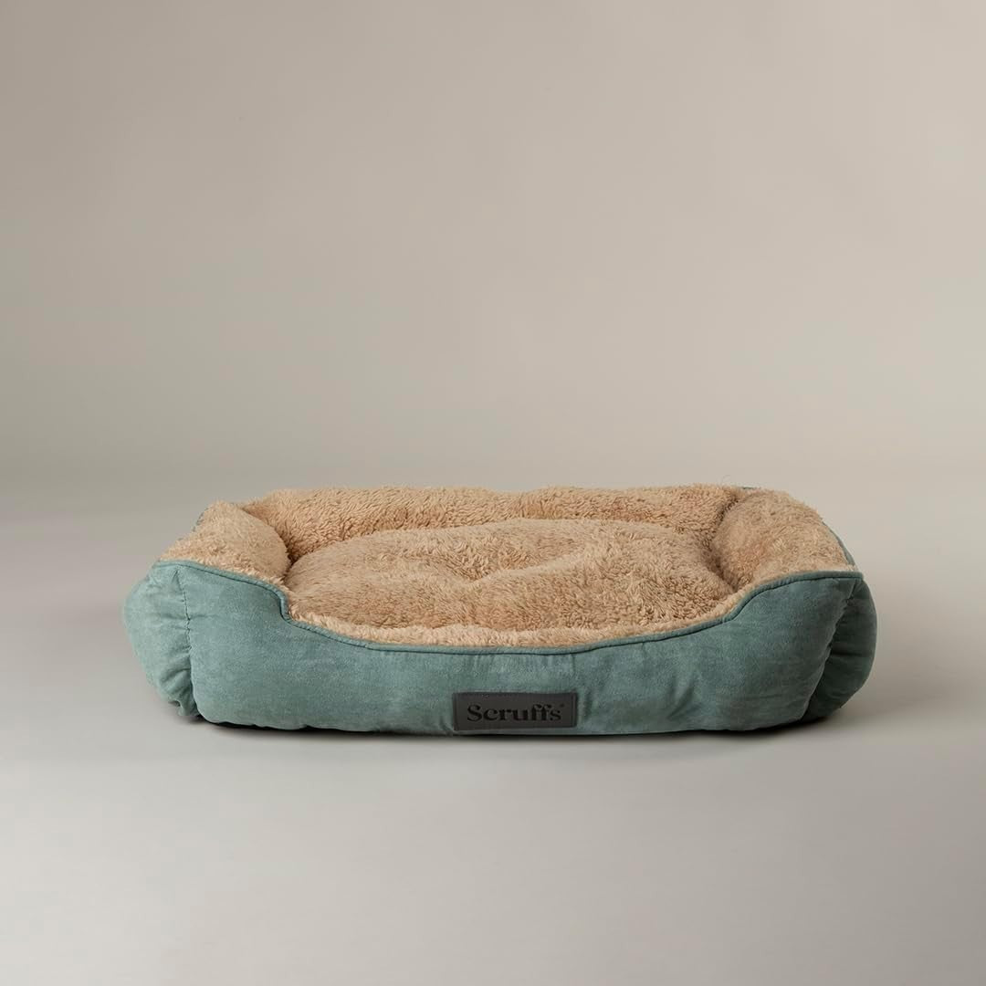 Medium Dog Box Bed 60x50cm Plush Washable Non Slip