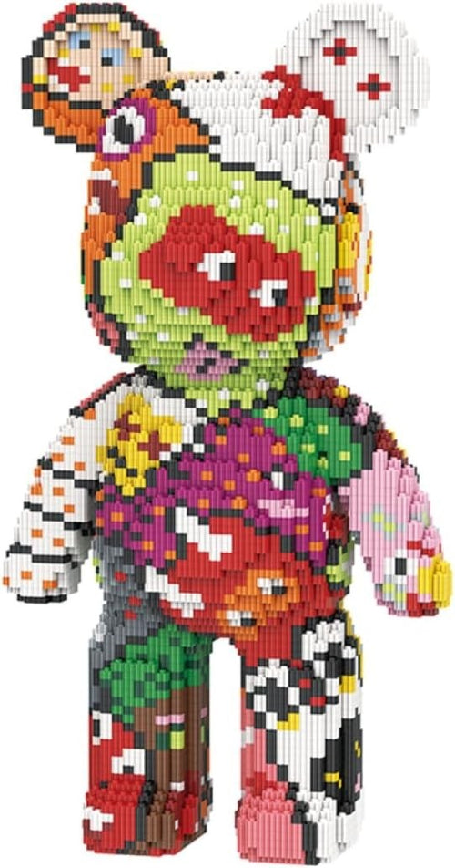 Graffiti Bear Building Blocks Set 7220pcs | DIY Art Toy Gift Kids Adults