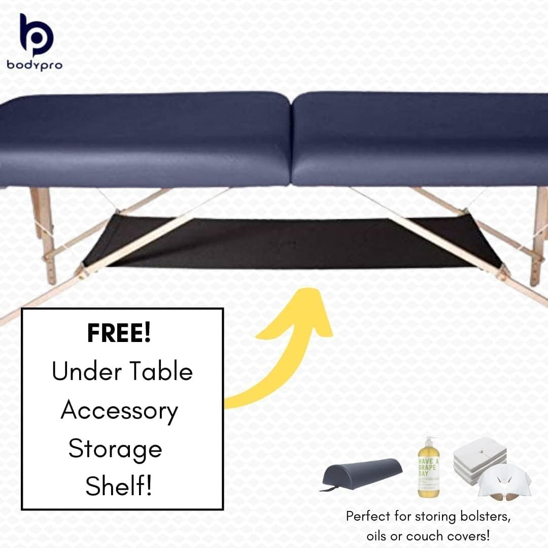 Lightweight Foldaway Massage Bed Portable Therapy Table Height Adjustable
