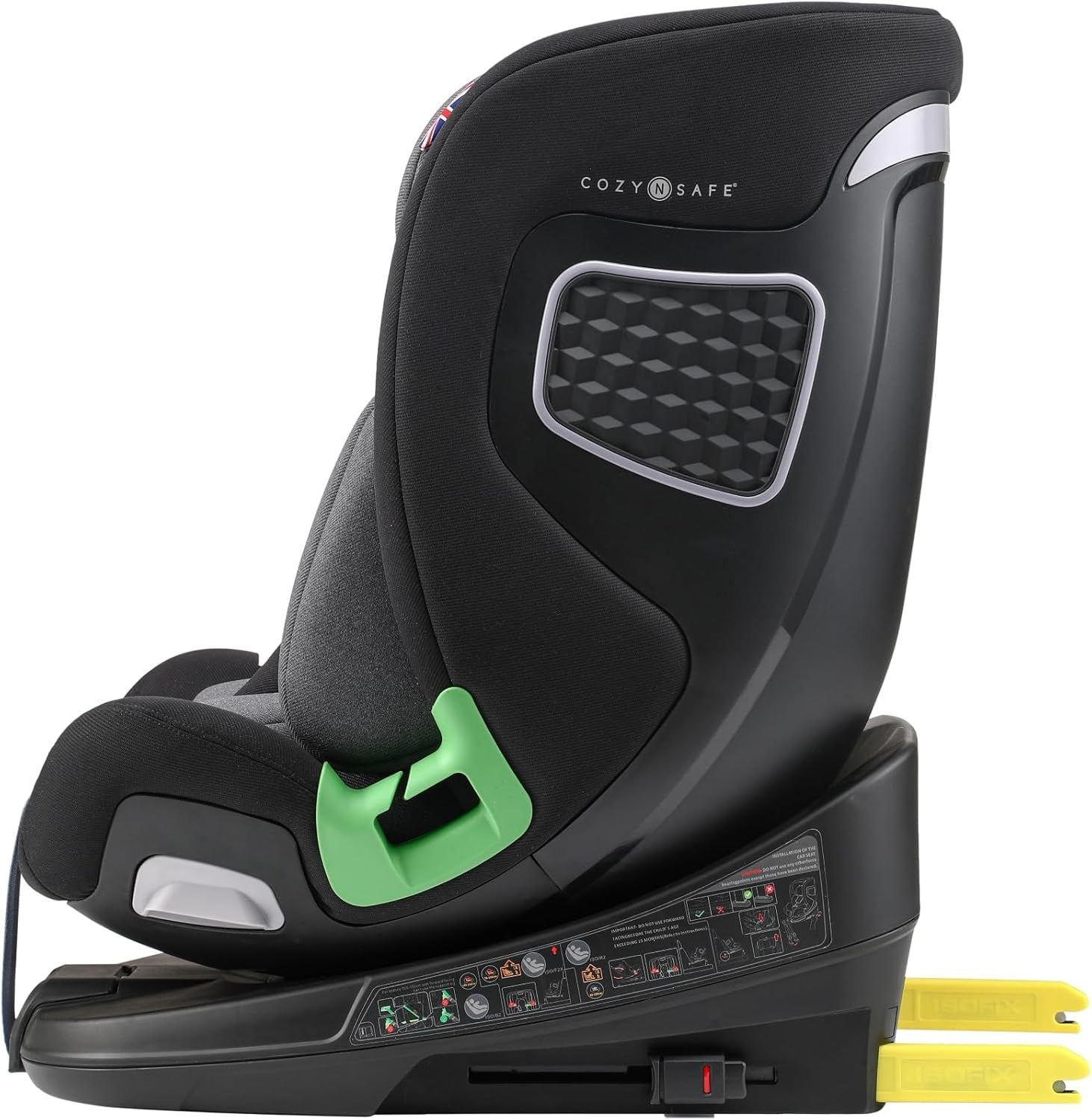 i-Size 360° Rotating Child Car Seat ISOFIX High Back Booster 40–150cm
