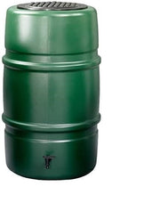 227L Green Water Butt Kit With Stand, Tap & Diverter Rain Collector