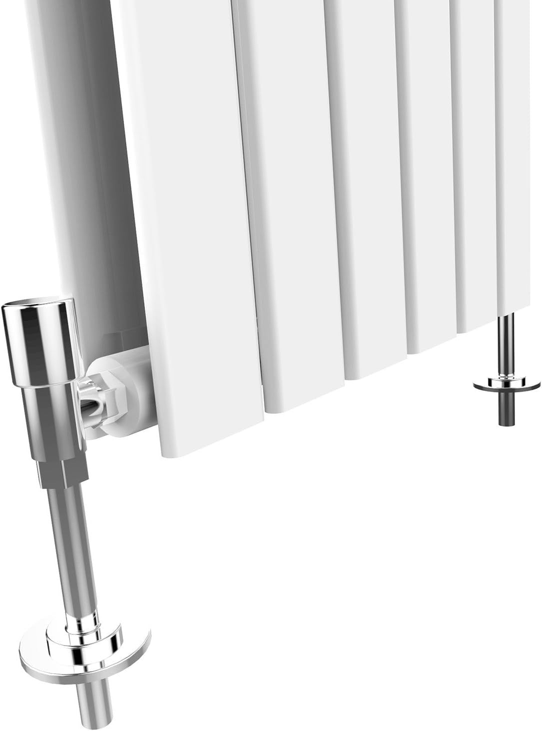 Vertical Column Designer Radiator White 1800x608mm Double Panel