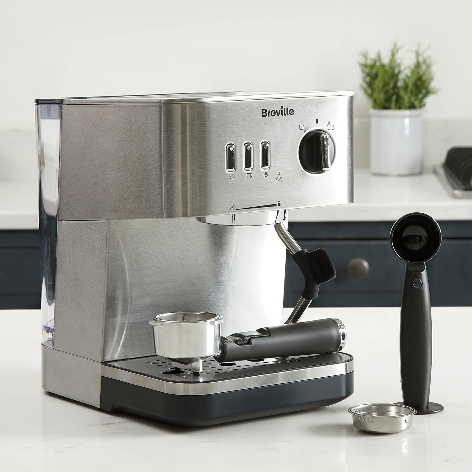 Espresso Coffee Machine | 15 Bar Pump | Steam Wand | Manual & Automatic | 1.5L