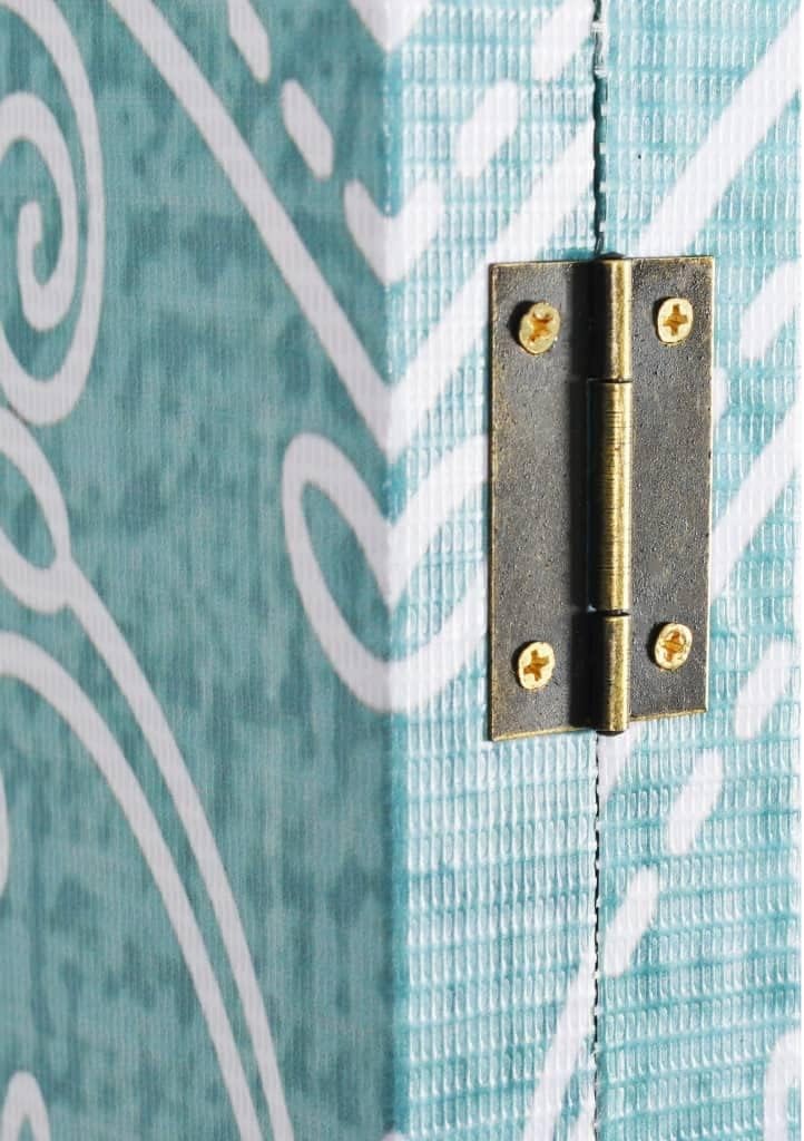 Butterfly Blue Folding Room Divider Screen Privacy Partition 120x170cm